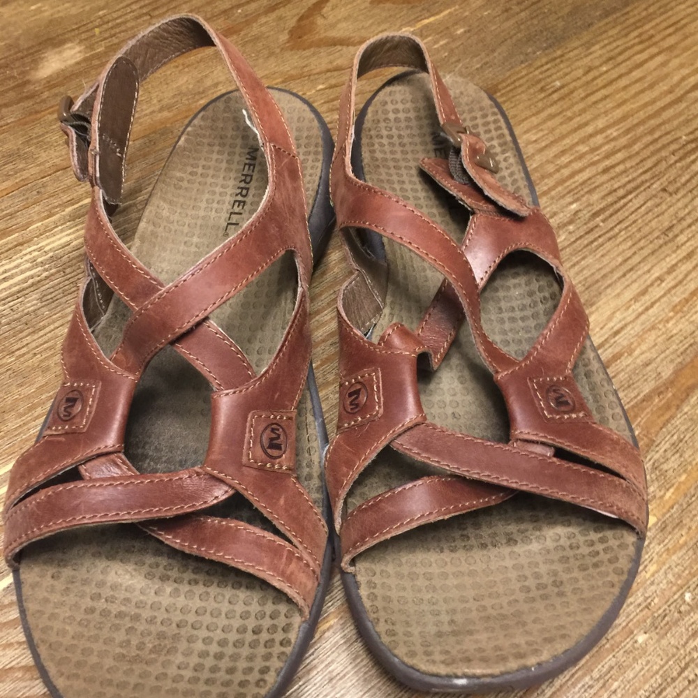 Merrell Women's Agave Brown Sandal Sz 11